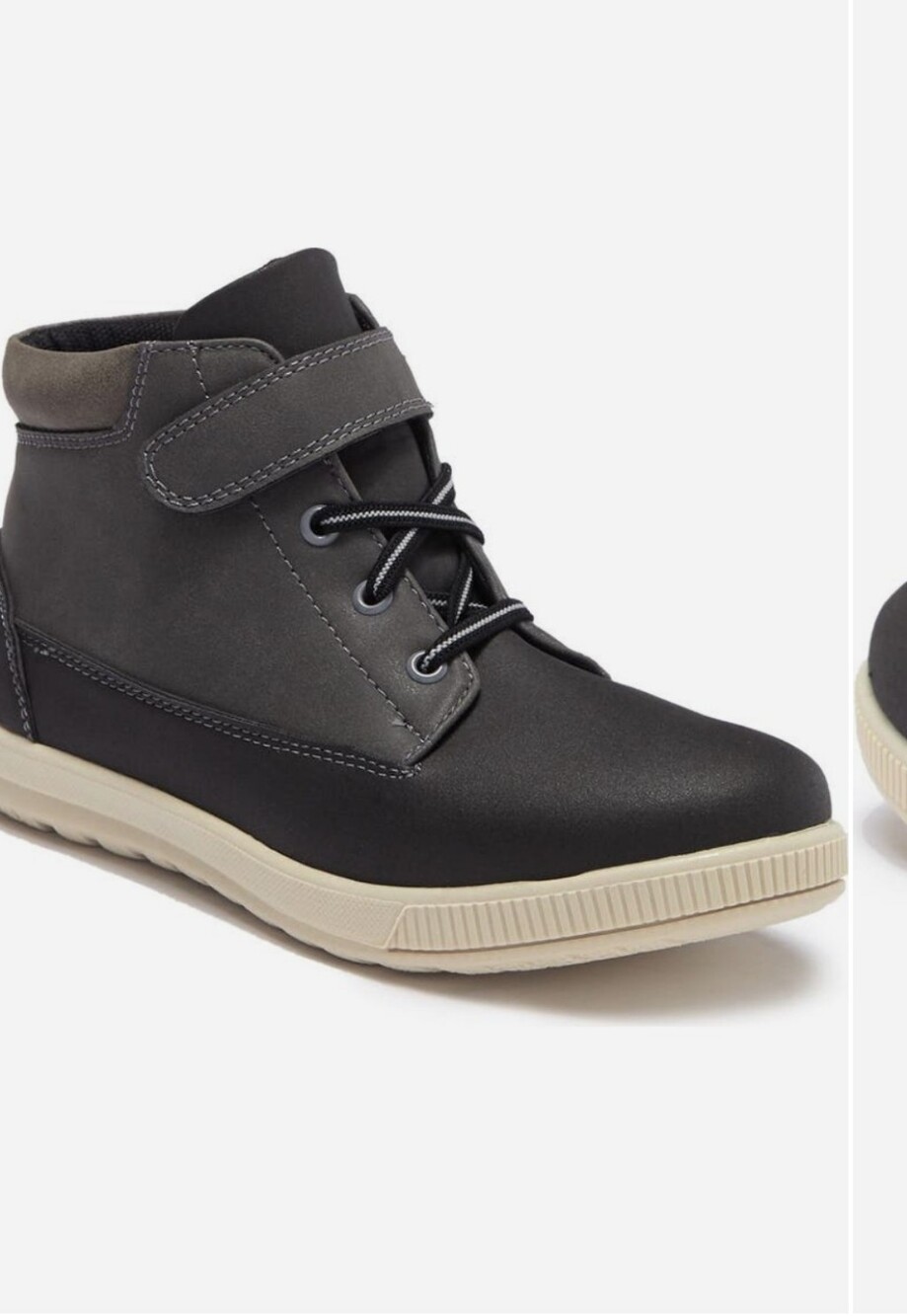 Deer Stags Kids' Gray High-Top Sneakers